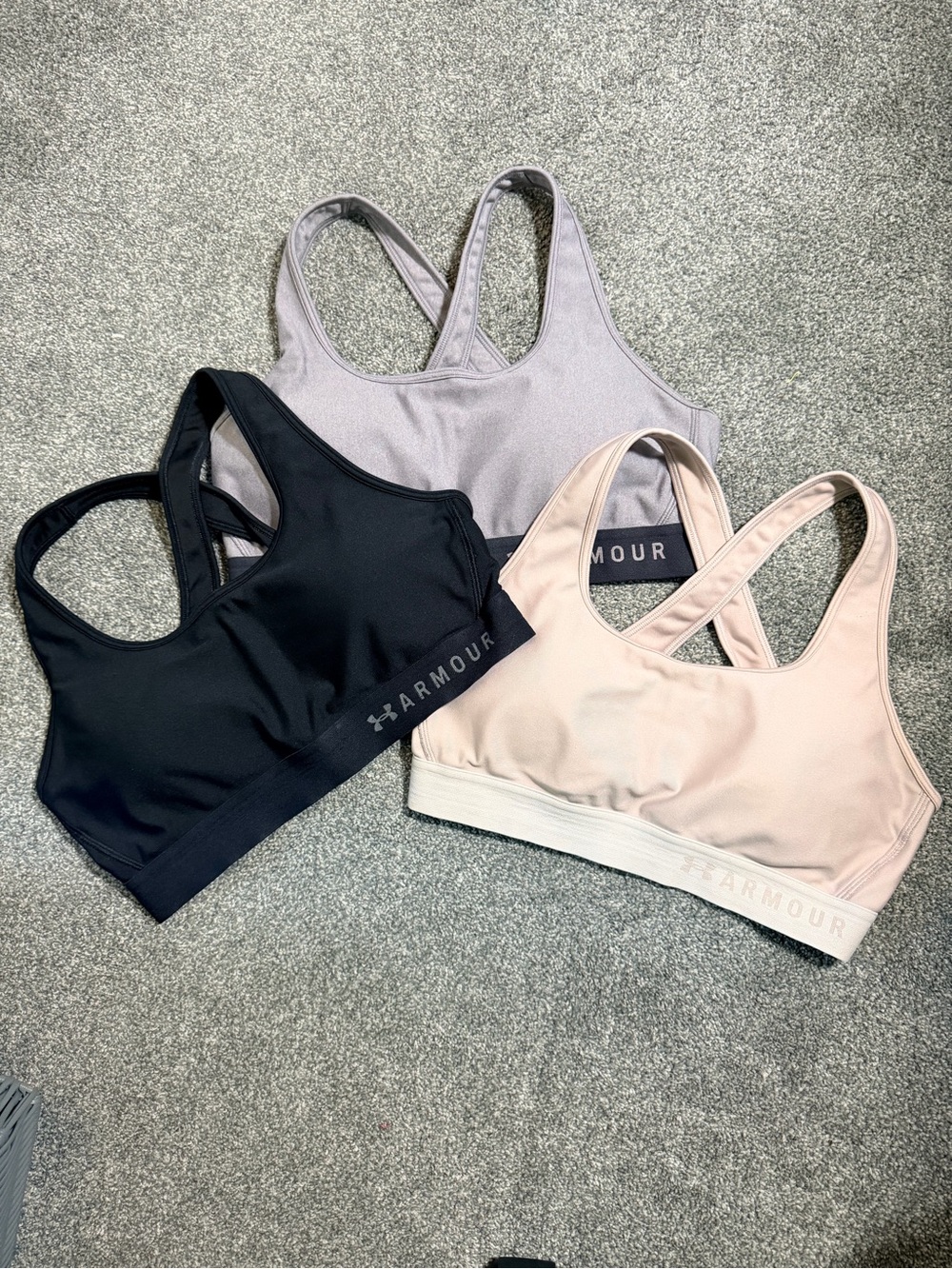 Under Armour Women’s Crossback Sports Bras - 3 pack